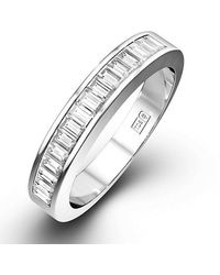 The Diamond Store - Grace 18K Diamond Eternity Ring 0.50Ct H/Si - Lyst