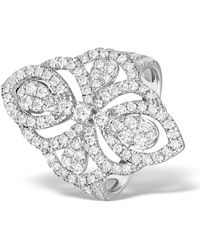 The Diamond Store - Vintage Diamond Ring 1.75Ct H/Si - Lyst