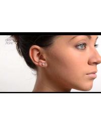 The Diamond Store - Diamond Earrings 0.66Ct Studs G/Vs Quality - Lyst