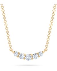 The Diamond Store - Legacy 0.50Ct Round Cut Lab Diamond Necklace - Lyst