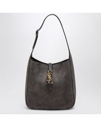 Saint Laurent - Small Le 5 Ãƒâ‚ 7 Suede Bag - Lyst