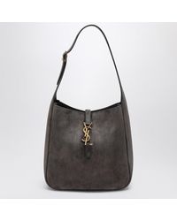 Saint Laurent - Small Le 5 Ãƒâ‚ 7 Suede Bag - Lyst