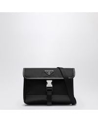 Prada - Re-nylon And Saffiano Phone Holder - Lyst