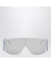 Retrosuperfuture - Occhiali da sole mask trasparenti - Lyst