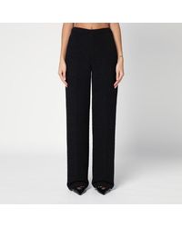 Loulou de Saison - Straight Bouclé Trousers - Lyst