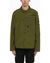 The North Face - Amos Tech Forest Olive Shirt Jacket - Lyst