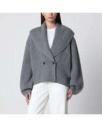 TOTEME - Cardigan En Laine À Col Châle - Lyst