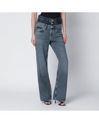 Agolde - Elson Jeans With Double Waistband - Lyst