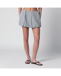 DUNST - Mélange Voluminous Mini Skirt - Lyst
