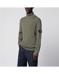 Stone Island - Military Ribbed Turtleneck Sweater - Lyst
