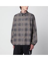 Satisfy - Check-Pattern Ambientwarp River Shirt - Lyst