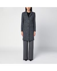 Tagliatore - /white Wool Blend Single-breasted Coat - Lyst