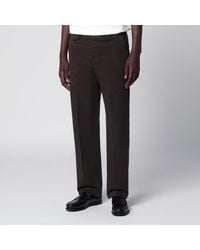 PT Torino - Dark Cotton Trousers - Lyst