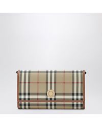 Burberry - Check Chain Wallet - Lyst