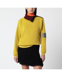 Loewe - Wool Sweater With Zip Detail - Lyst