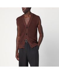Tagliatore - Perforated Cotton Vest - Lyst