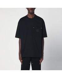 Carhartt - S/s eldon pocket t-shirt nera - Lyst