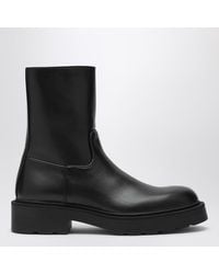 The Row - Nobilis Tr Leather Boot - Lyst