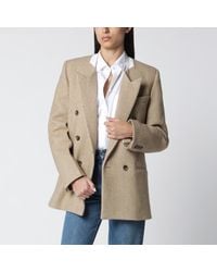 Victoria Beckham - Beatrice Double-Breasted Jacket - Lyst