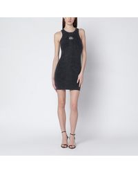 DIESEL - Washed Dress With Metallic Oval D - Lyst