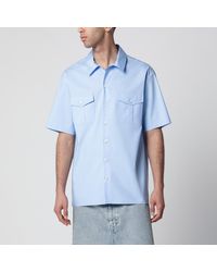 MM6 by Maison Margiela - Short-Sleeve Poplin Shirt With Reinforcements - Lyst