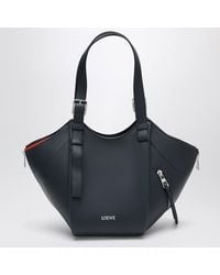 Loewe - Dark Layered Hammock Flip Leather Bag - Lyst