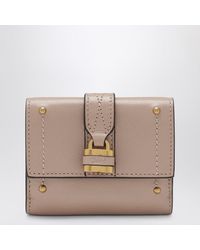 Chloé - Mini Paddington Trifold Leather Wallet - Lyst
