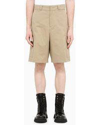 Prada Rope Colour Cargo Shorts - Natural