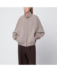 Max Mara - Zip-Up Sweatshirt - Lyst