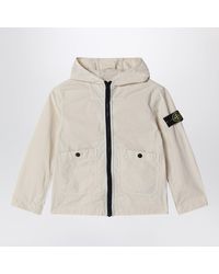Stone Island - Light Water-Repellent Hooded Jacket - Lyst