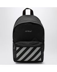 Off-White c/o Virgil Abloh - Schwarzer Rucksack Mit Logo - Lyst