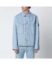 Stone Island - Denim Raw Coach Jacket - Lyst