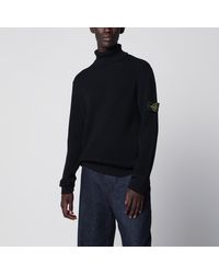 Stone Island - Ribbed Turtleneck Sweater - Lyst