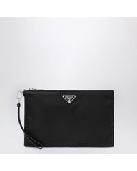 Prada - Pouch Nera - Lyst