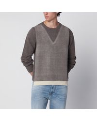 Maison Margiela - Crewneck Lambswool Sweater - Lyst