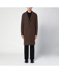 Harris Wharf London - Single-breasted Coat In Virgin Wool - Lyst