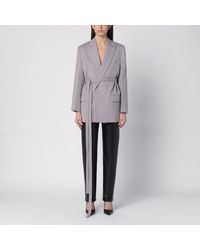 Victoria Beckham - Light Jacket With Belt - Lyst