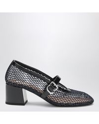 Alaïa - Alaia Mary Jane 55 Midnight Mesh - Lyst