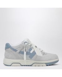Off-White c/o Virgil Abloh - Baskets Out Of Office Grises Et Bleu Clair - Lyst