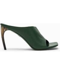 Ferragamo - Forest Slide With Curved Heel - Lyst