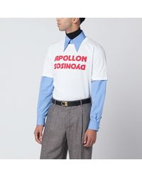 Valentino - T-Shirt With Apollon/Dionysos Print - Lyst