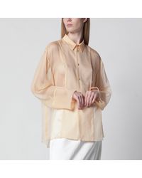 Alberta Ferretti - Semi-Sheer Shirt - Lyst