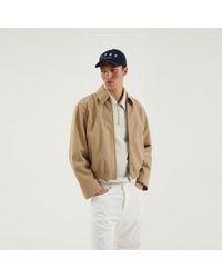 1989 STUDIO - Giacca leggera con zip beige - Lyst