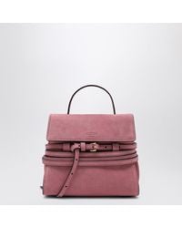 Moschino - Small Suede Shoulder Bag - Lyst