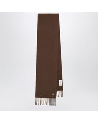 Ami Paris - Ami De Coeur Wool Scarf - Lyst