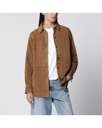 Rohe - Sage Suede Overshirt - Lyst