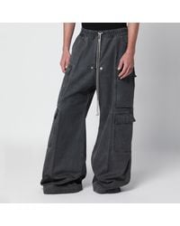 Rick Owens - Jumbo Belas Gravel Cotton Cargo Pants - Lyst