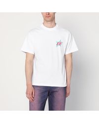 AWAKE NY - Weißes T-Shirt Mit Star A Logo - Lyst