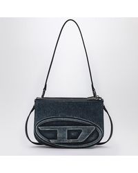 DIESEL - Borsa a spalla 1dr twin in denim - Lyst
