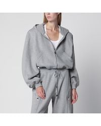 The Attico - Boxy Zip-Up Hoodie - Lyst